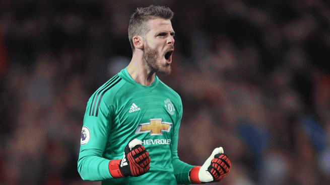 David de Gea en un partido del Manchester United - Imagen vía: OK Diario David de Gea en un partido del Manchester United - Imagen vía: OK Diario