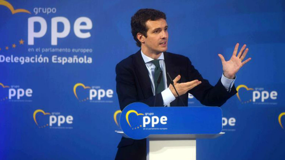 Pablo Casado este viernes (EFE).