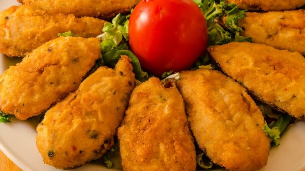 mejillones en tempura