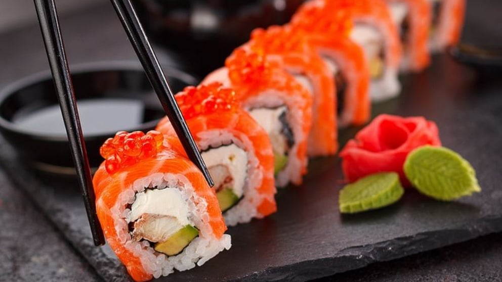 El sushi tiene pocas calorías