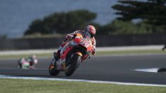 Márquez rueda sobre el trazado de Phillip Island. (Getty)