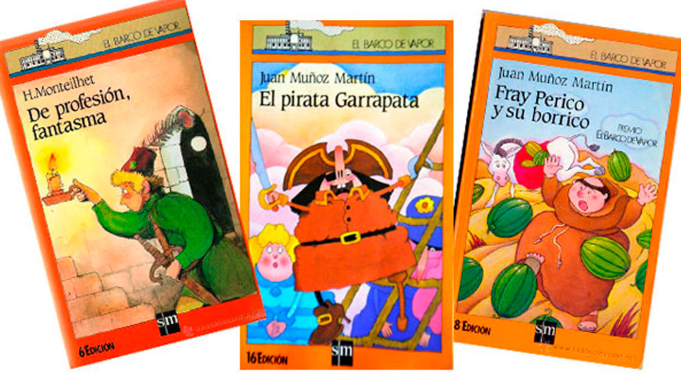 Tres títulos emblemáticos de la colección infantil El Barco de Vapor, de la editorial SM.