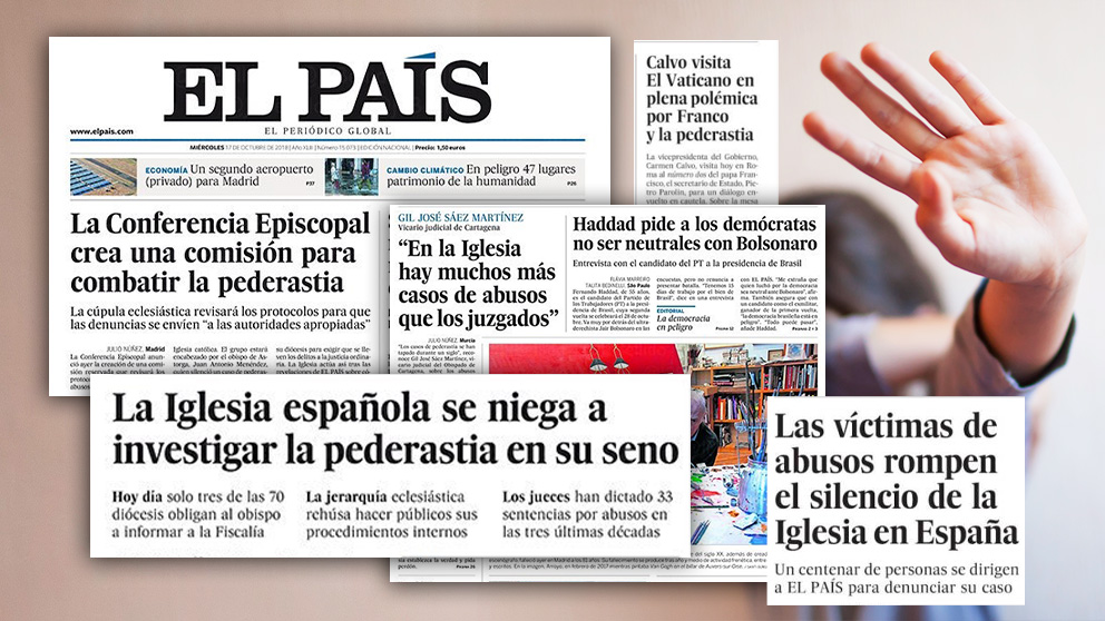Algunas de las portadas de ‘El País’