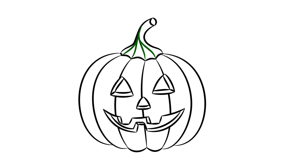 Una calabaza es uno de los dibujos más divertidos para hacer en Halloween