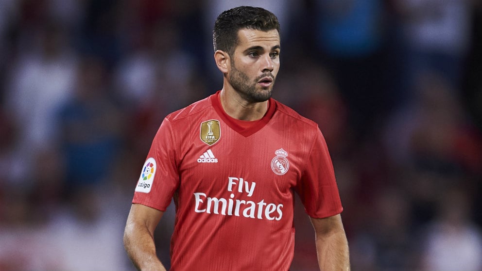 Nacho, durante un partido del Madrid. (Getty)