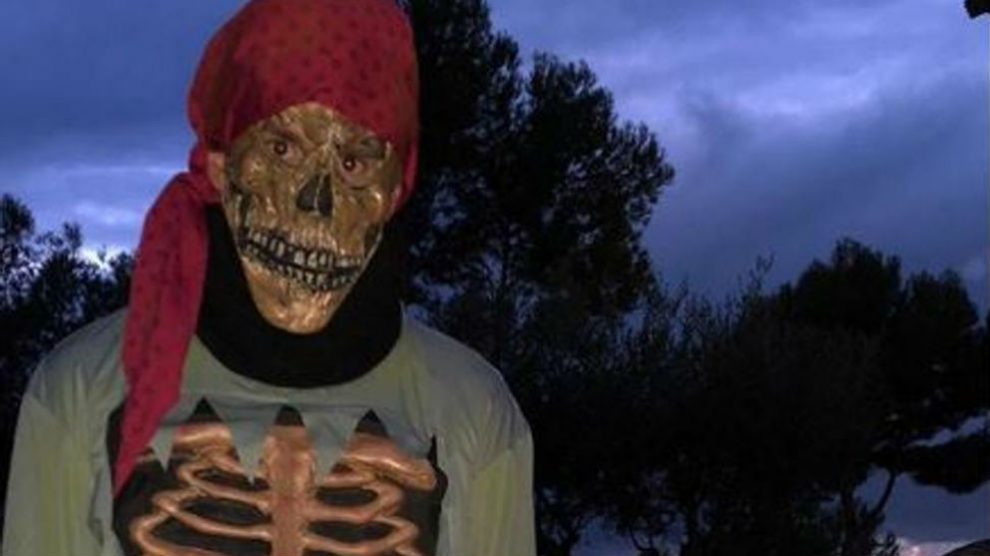 Messi, disfrazado de pirata.