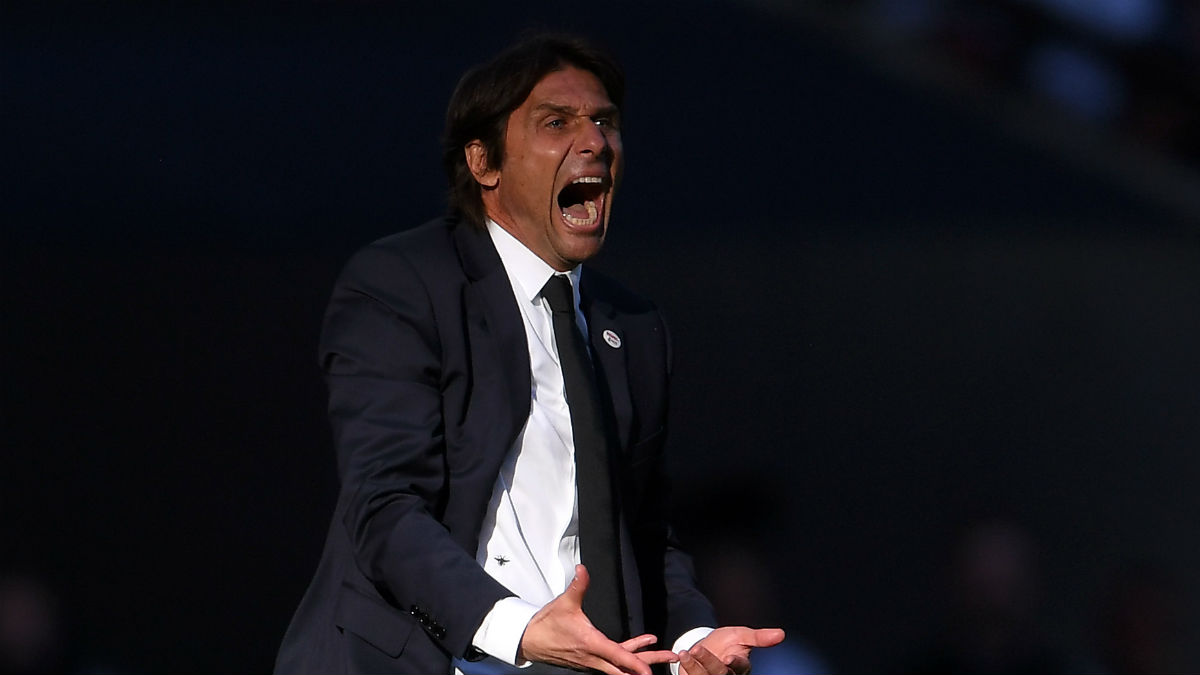 Antonio Conte se quejó del arbitraje. (Getty)