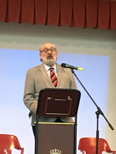 José María Noguerol agradeciendo el Premio.