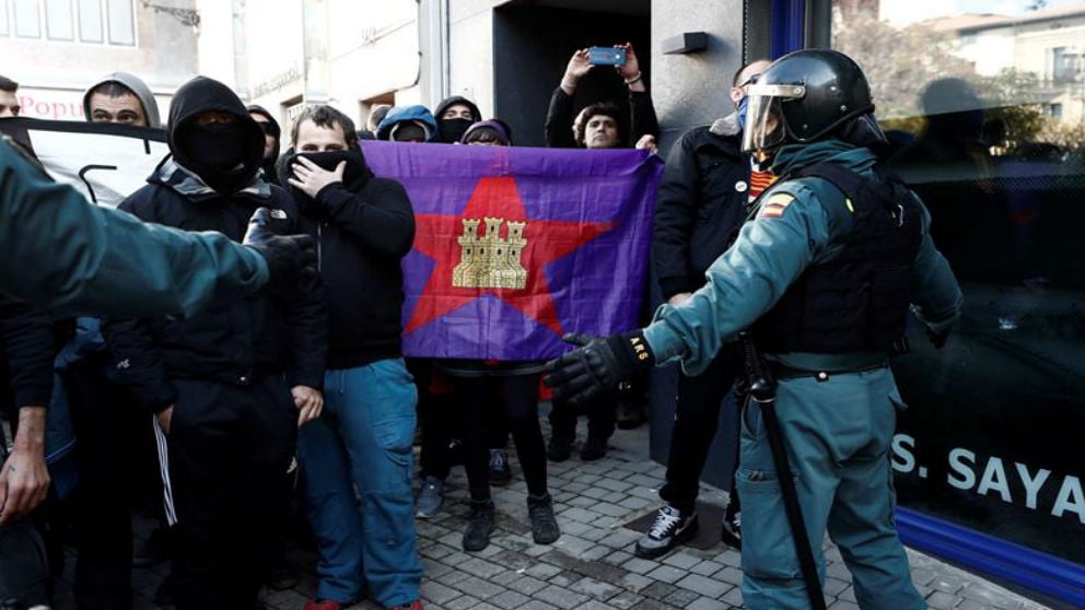 Contra manifestación en rechazo a la Cs. Alsasua.