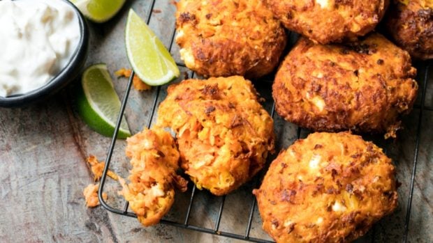 Buñuelos de harina de garbanzo