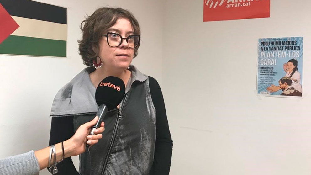 La concejal de la CUP-Capgirem en el Ayuntamiento de Barcelona Eulàlia Reguant. Foto: Europa Press