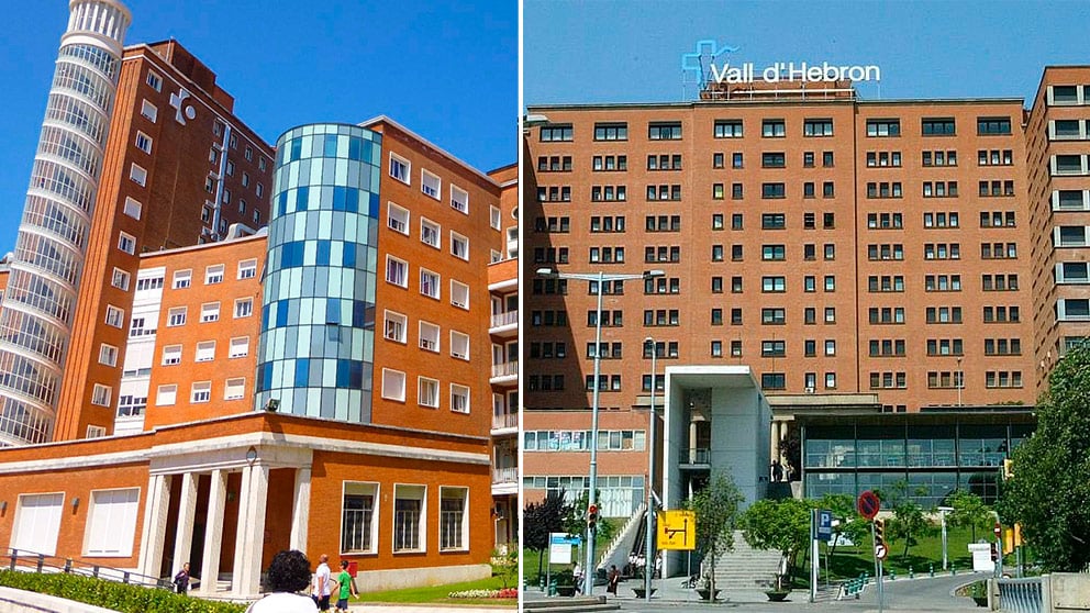 El Hospital Cruces de Bilbao y el Valle de Hebrón de Barcelona