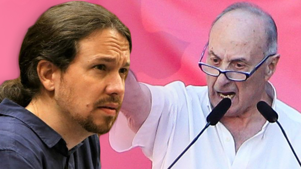 Pablo Iglesias y Francisco Frutos.