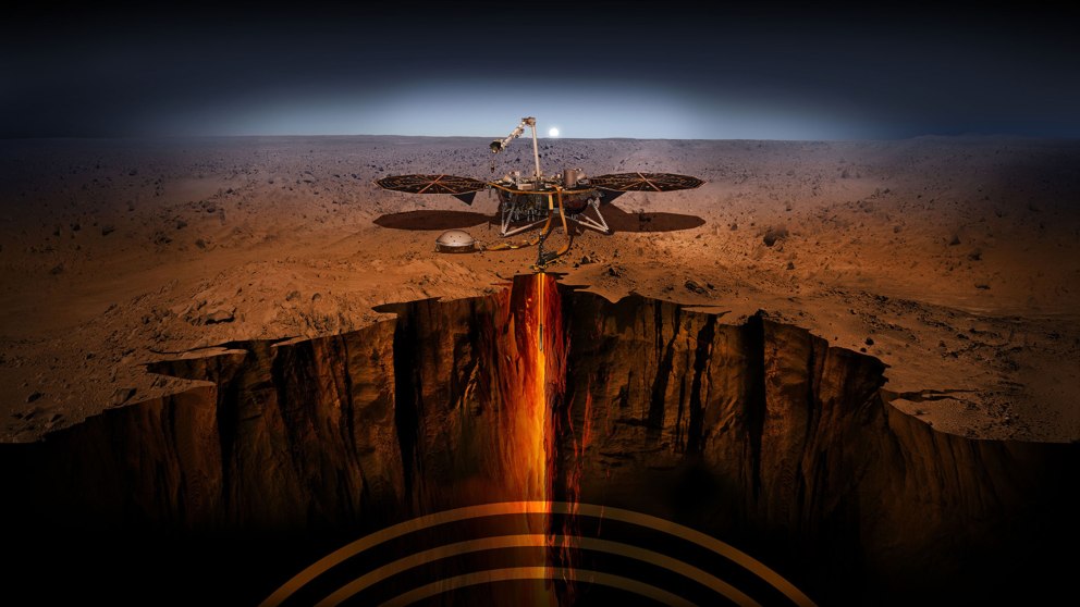 La NASA culmina su misión al núcleo de Marte