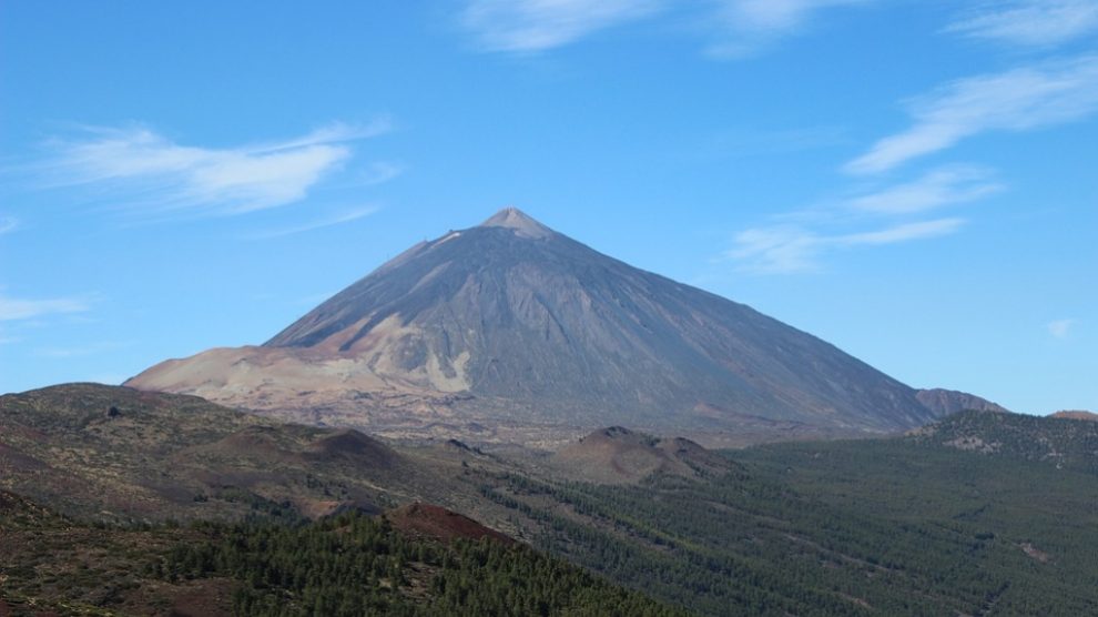 El Teide, la montaña más alta de España.