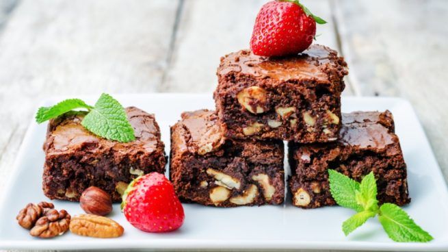 Brownie de garbanzos