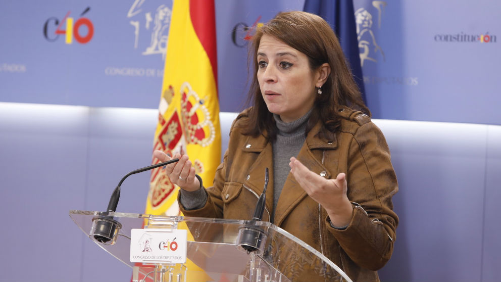 La portavoz del PSOE, Adriana Lastra. Foto: Europa Press