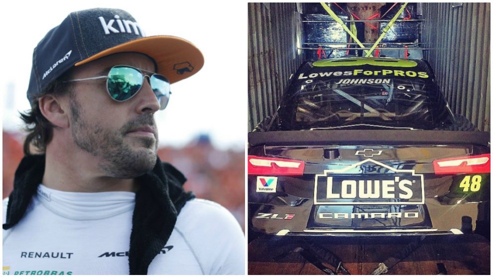 Fernando Alonso tienen ganas de probar un coche de la Nascar en un óvalo.