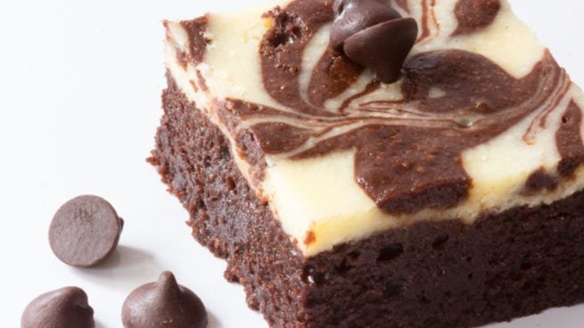 Receta de brownie de cheesecake