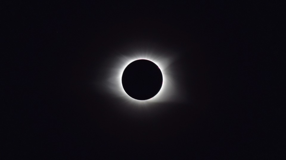 El eclipse total que se pudo ver en 2017 en Estados Unidos.