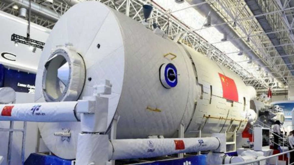 La estación espacial china presentada en Zuhai