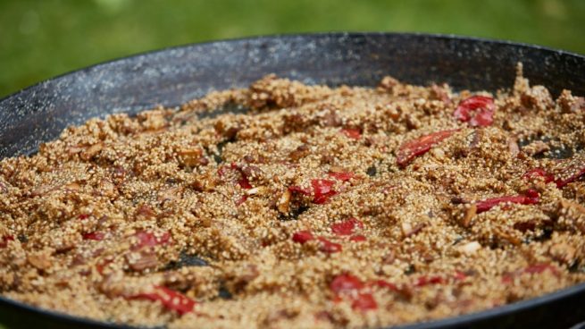 paella de quinoa