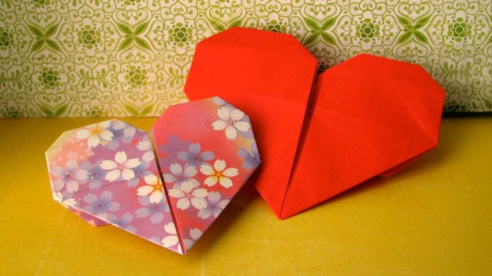 Cómo puedo hacer un corazón con una hoja de papel