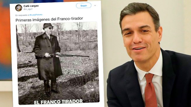 Las redes ironizan con el ‘Franco-tirador’ de Pedro Sánchez
