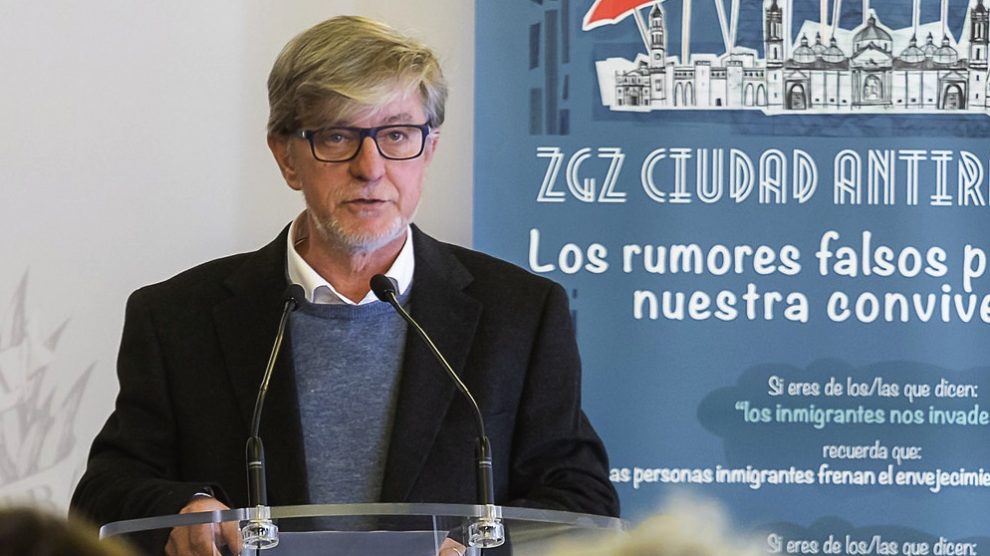 Pedro Santisteve, alcalde de Zaragoza. (Foto. Zaragoza)