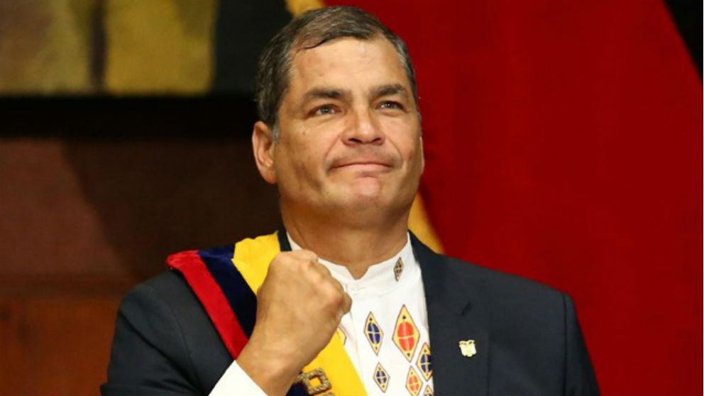 El ex presidente de Ecuador Rafael Correa.