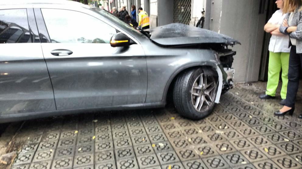 Un accidente en Barcelona