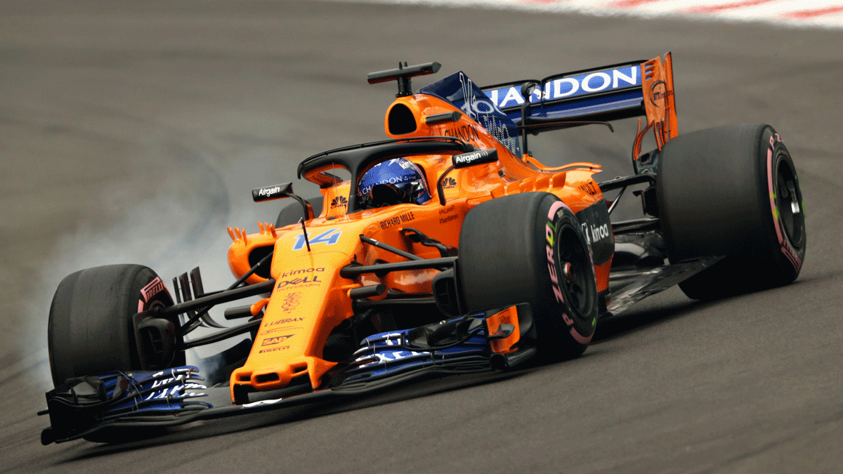 Fernando Alonso, en un Gran Premio de esta temporada. (AFP)