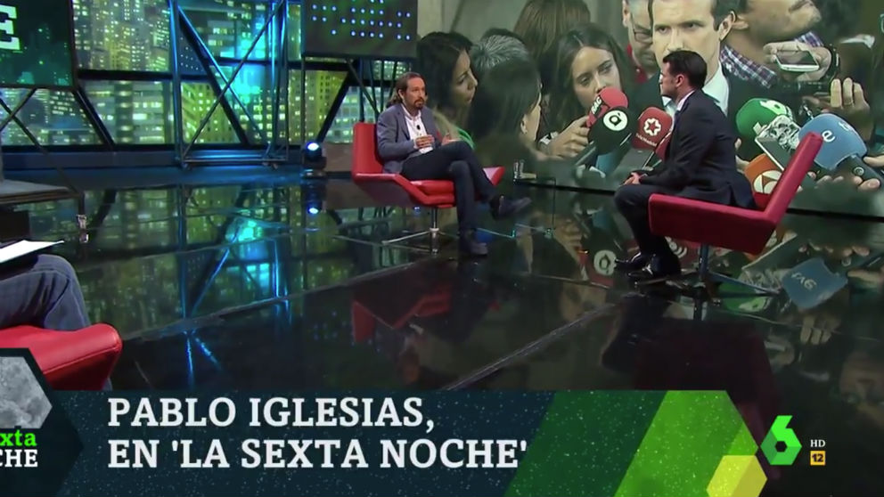 Pablo Iglesias en la Sexta Noche.