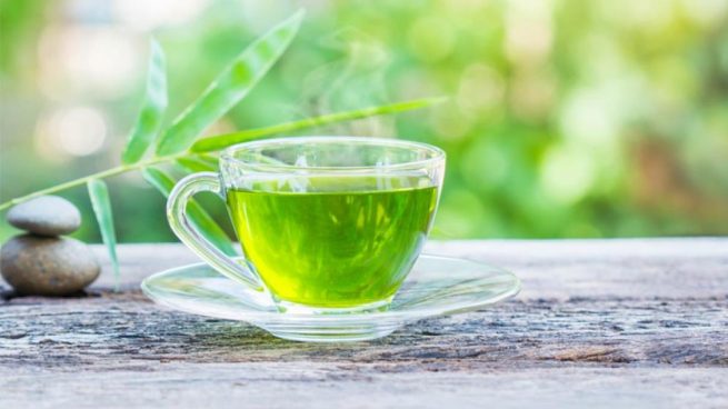 tónico de té verde casero