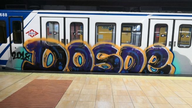 Metro de Madrid, denuncia, grafiteros, indemnización