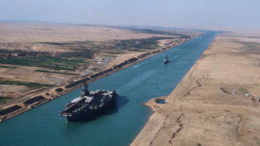 El canal de Suez