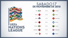 Calendario Liga de Naciones: partidos de hoy, sábado 17 de noviembre.