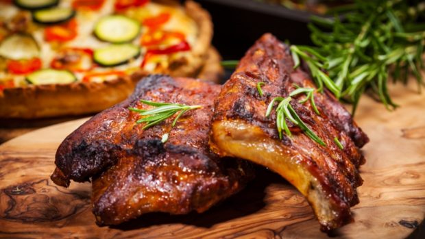 Costillas bbq