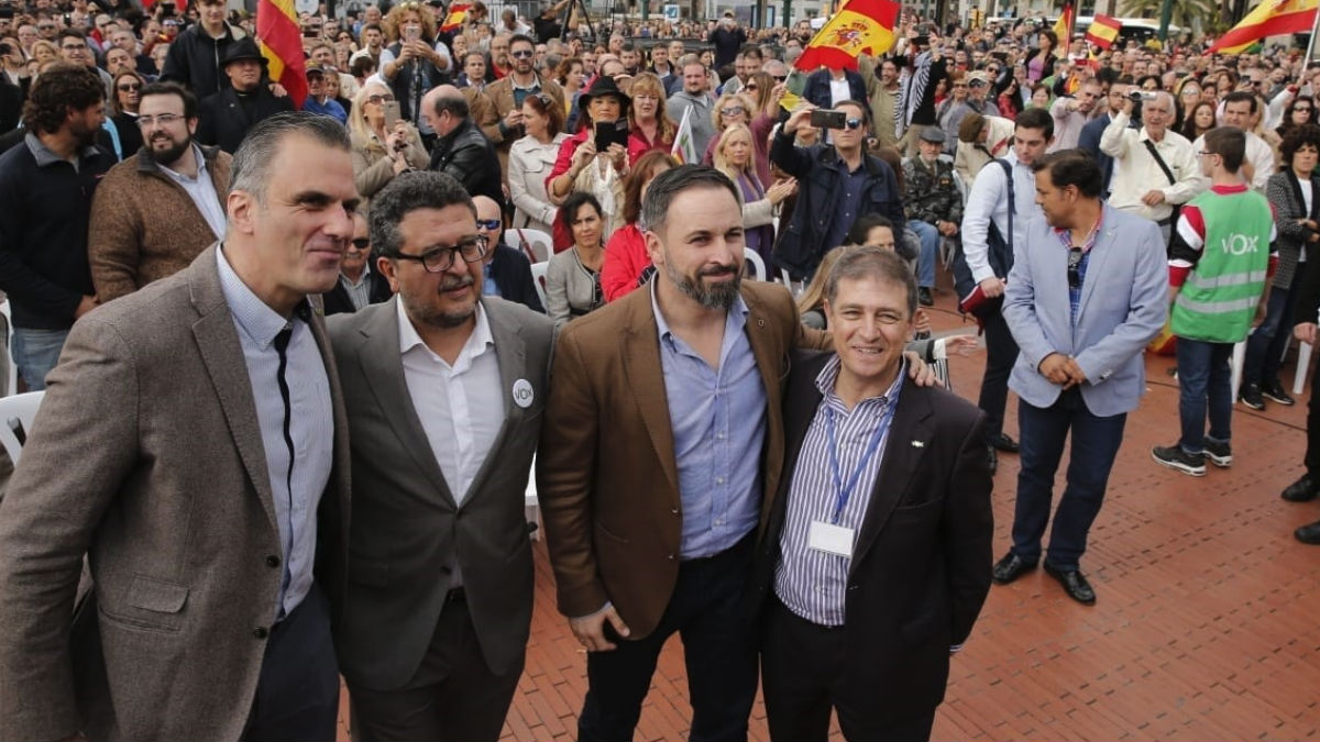 Acto de VOX hoy en Málaga (EP).