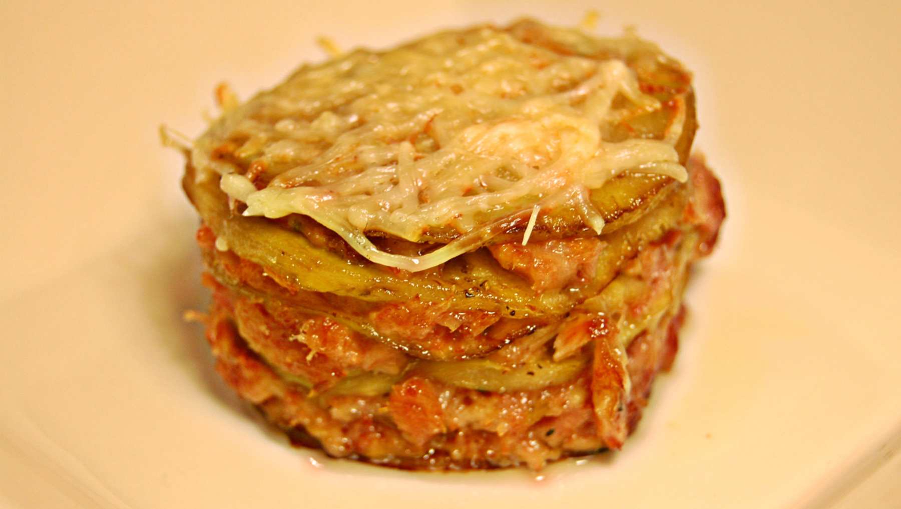 Milhojas de jamón ibérico