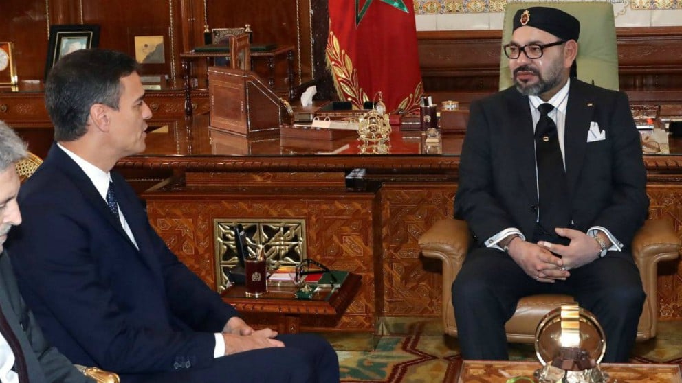 Pedro Sánchez y Mohammed VI. (EFE)