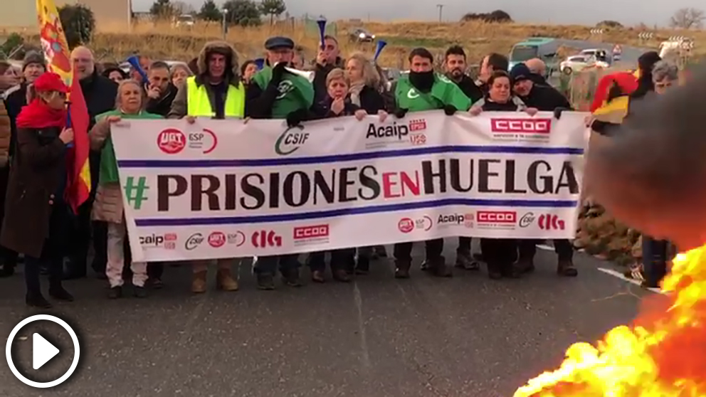 Huelga de los centros penitenciarios.