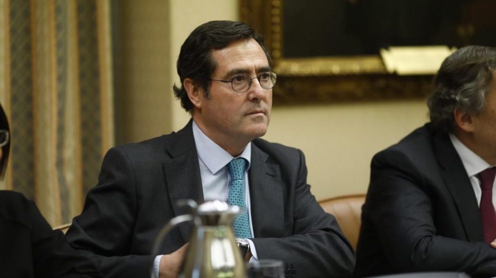 El presidente de CEOE, Antonio Garamendi.