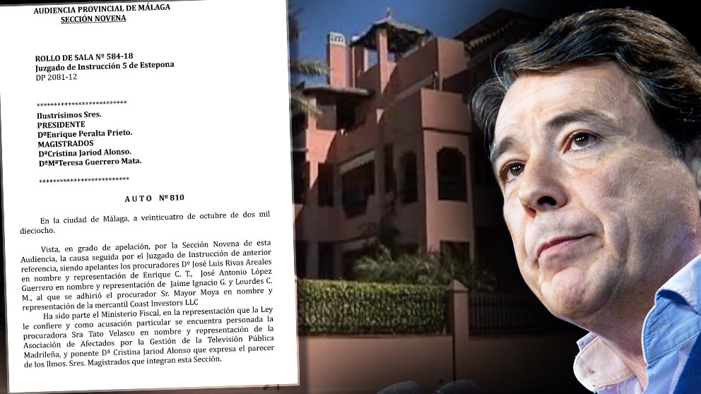La Audiencia de Málaga ordena que la investigación del dúplex de Ignacio González continúe en Estepona.