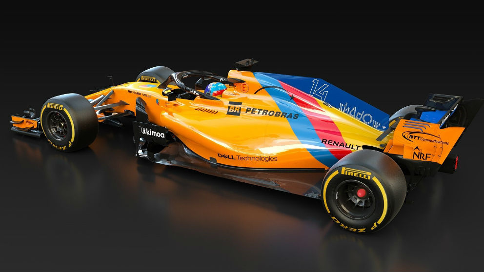 McLaren con el que Fernando Alonso correrá el GP de Abu Dhabi. (Europa Press)