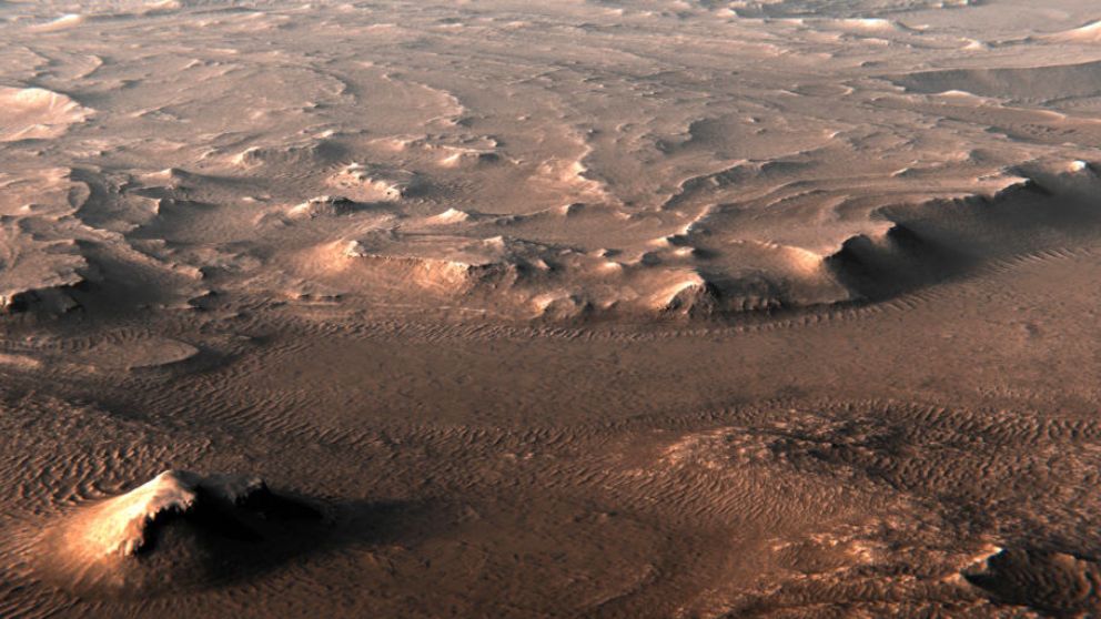La NASA busca vida pasada en un antiguo lago de Marte