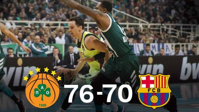 El Panathinaikos acaba con la racha del Barcelona