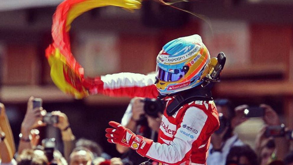 Fernando Alonso presume de patriotismos antes de su última carrera en la F1.