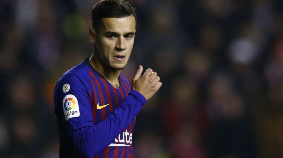 Coutinho durante un partido con el Barcelona esta temporada. (AFP)