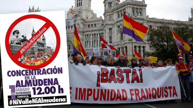 La plataforma 'Ni Valle ni Almudena' inicia una campaña de agitación callejera. (Foto: OKDIARIO/EFE)